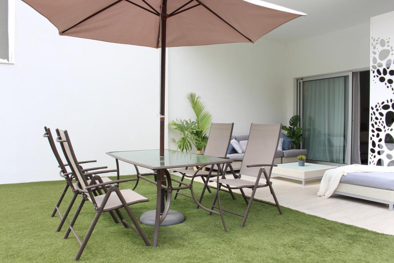 Ocean Garden Suite 03 Con Jardin Privado アデヘ エクステリア 写真