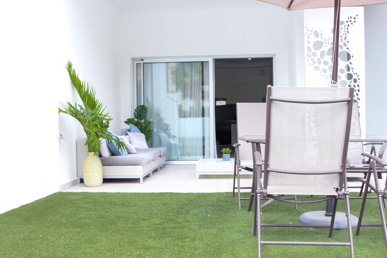 Ocean Garden Suite 03 Con Jardin Privado アデヘ エクステリア 写真